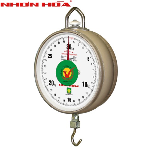 Cân treo 1 mặt số NHƠN HÒA 30kg NHGS-30-1F