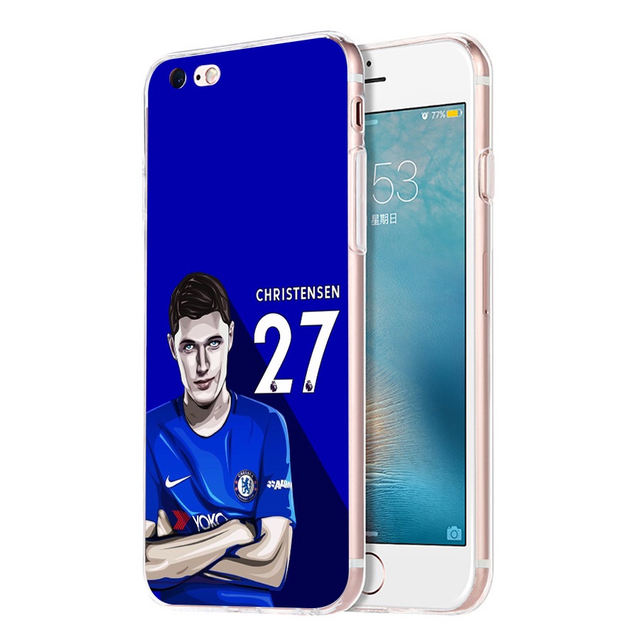 Ốp Điện Thoại Trong Suốt Hình Logo Câu Lạc Bộ Bóng Đá Chelsea Cho iPhone 7 8 Plus 11 Pro Max RCZ35