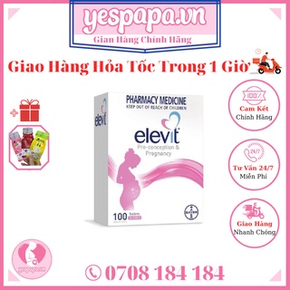 Elevit Date 2024- Multivitamin cho bầu và sau sinh Yespapa.vn