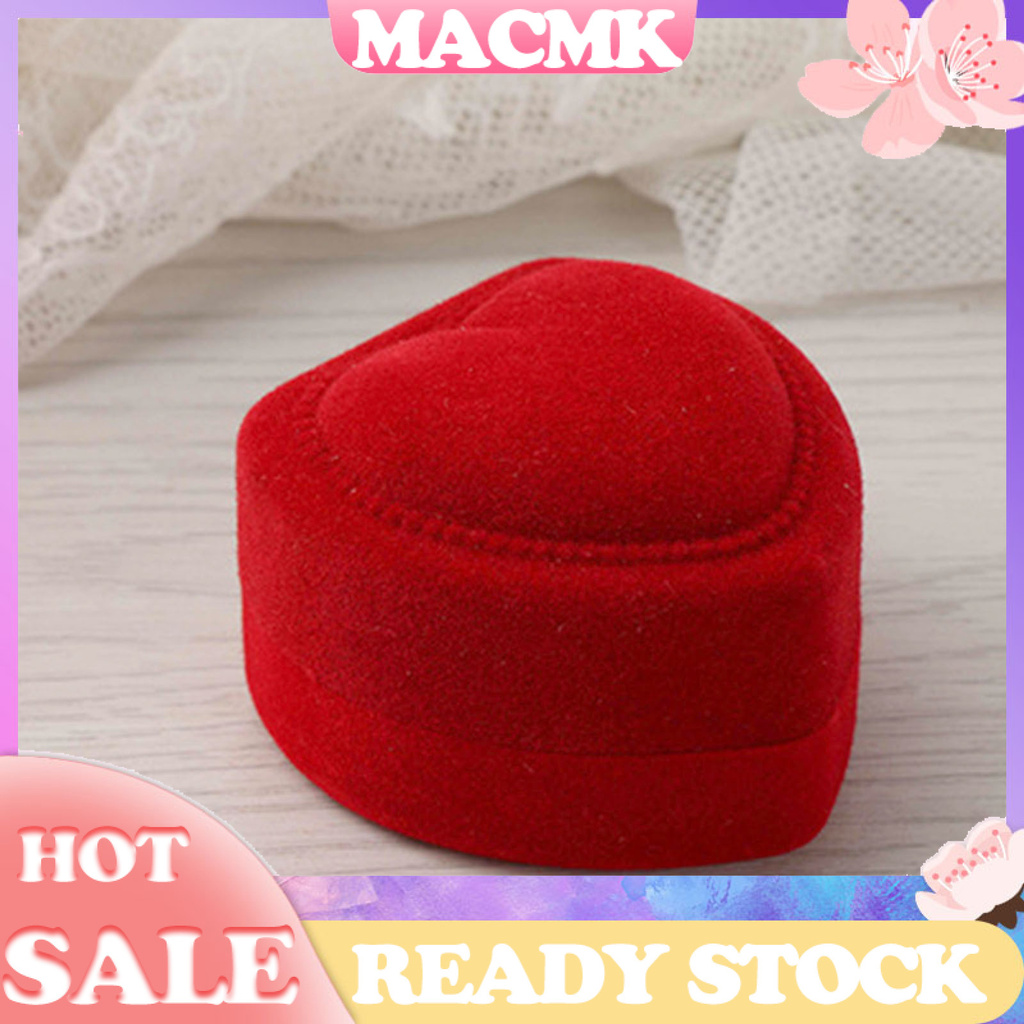 Hộp Đựng Nhẫn Thiết Kế Hình Trái Tim Sáng Tạo