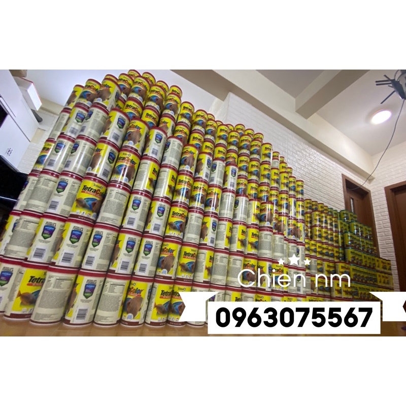 Thức ăn cao cấp cho cá cảnh Tetra Color XL Tropical granules tăng cường sức khoẻ và màu sắc rực rỡ [Tetracolor hộp 300g]