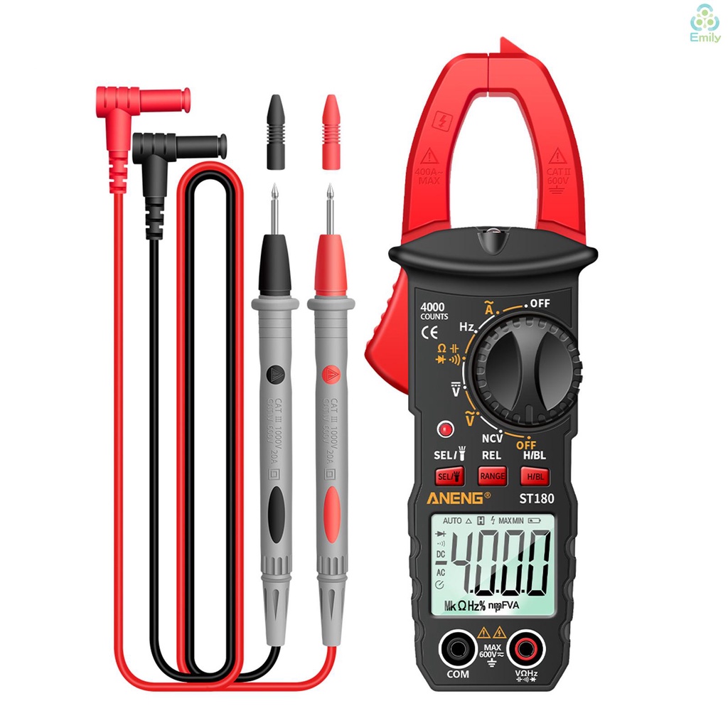 Đồng hồ đo vạn năng kỹ thuật số ANENG ST180 4000 kiểm tra cho dòng điện AC DC 30-1000