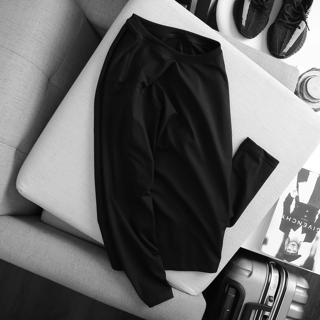 ÁO THUN TRƠN DÀI TAY ATDT113 | BigBuy360 - bigbuy360.vn