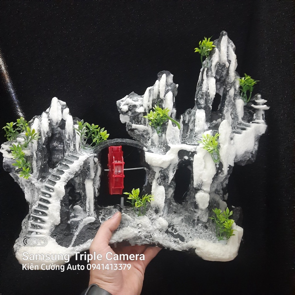 Mô Hình Núi - Hòn non Bộ - Trang Trí Bể cá Mẫu số 60