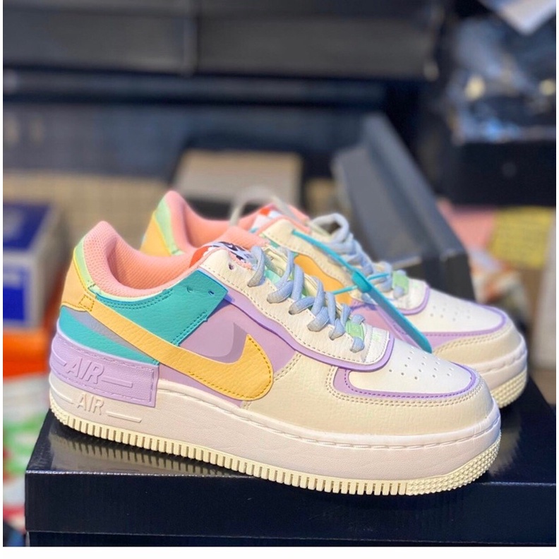 [🎁 FULL BOX] Giày ɴɪᴋᴇ Shadow, ɴɪᴋᴇ 7 màu, AF1 shadow 7 màu Nữ ❤️cầu vồng CỰC HOT 2021 | BigBuy360 - bigbuy360.vn