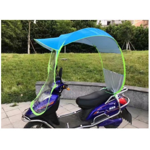 Áo mưa xe máy thông minh, mái che chống mưa, chống nắng, chống bụi, chống khuẩn, bảo vệ sức khỏe khi tham gia giao thông