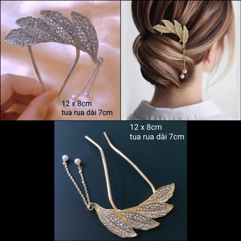 Trâm cài, búi tóc dành cho người tóc dài và dày