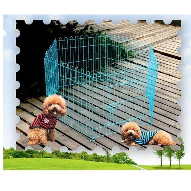 Hanpet.GV- Quây chó sơn tính điện- Hàng rào 6 tấm 60x63- cũi chó - 501