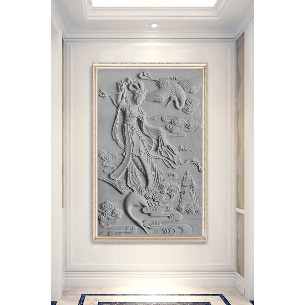 In hình ép gỗ Laminate TRANH HÀNH LANG 3D - Mẫu 2 (50x75, 60x90, 70x110). In ảnh theo yêu cầu