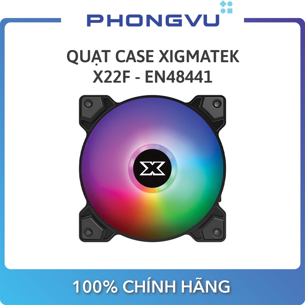Quạt case Xigmatek X22F (120mm Fixed RGB) - EN48441 - Bảo hành 6 tháng