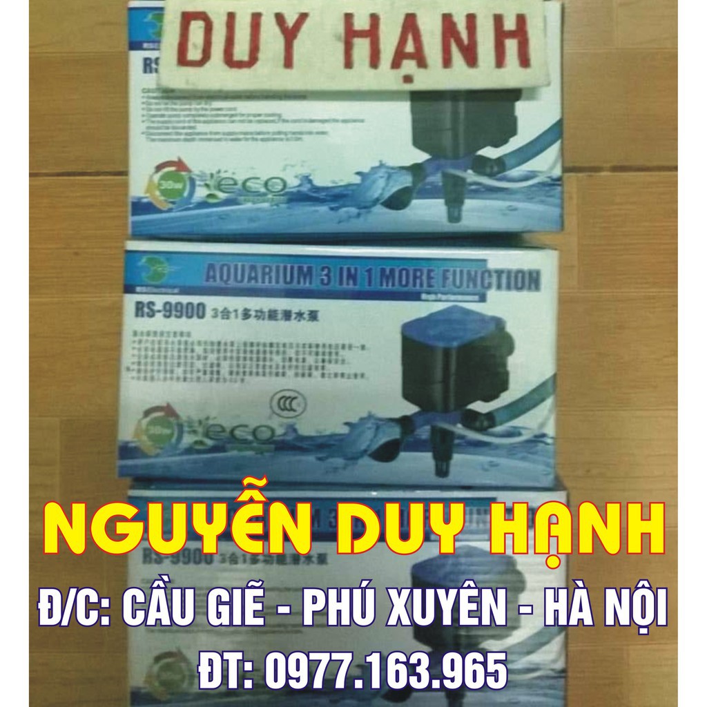 MÁY BƠM BỂ CÁ RS-9900 220VAC 30W (Chế quạt điều hòa, Quạt hơi nước) K[PD]