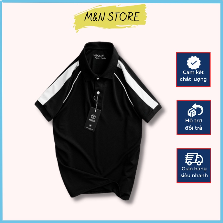 Áo polo nam trơn basic cổ bẻ chất vải cá sấu mềm mịn đẹp chuẩn form 4 màu