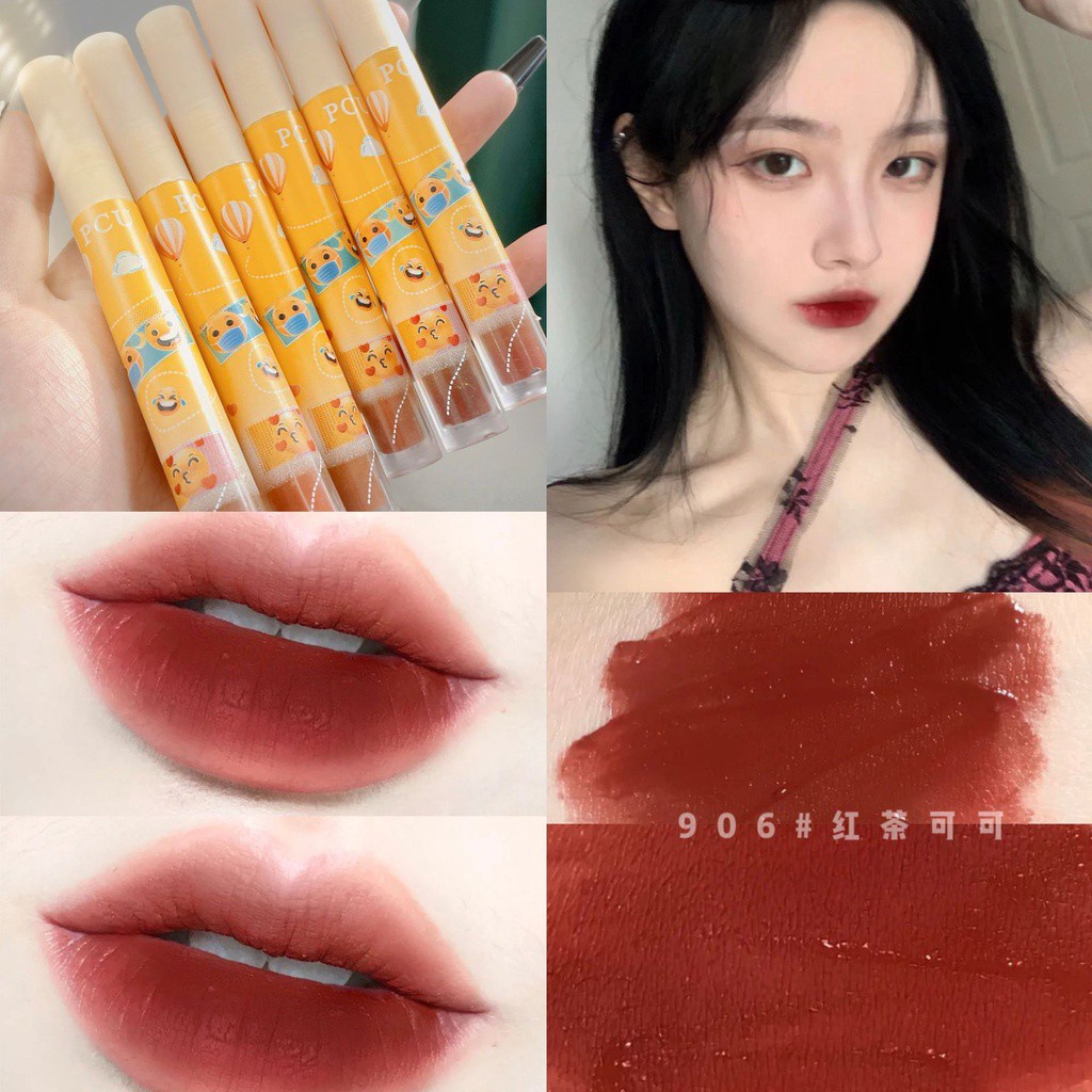 [Hàng mới về] Son môi Jingjie màu nhung lì không thấm nước không phai màu thời trang chuyên nghiệp