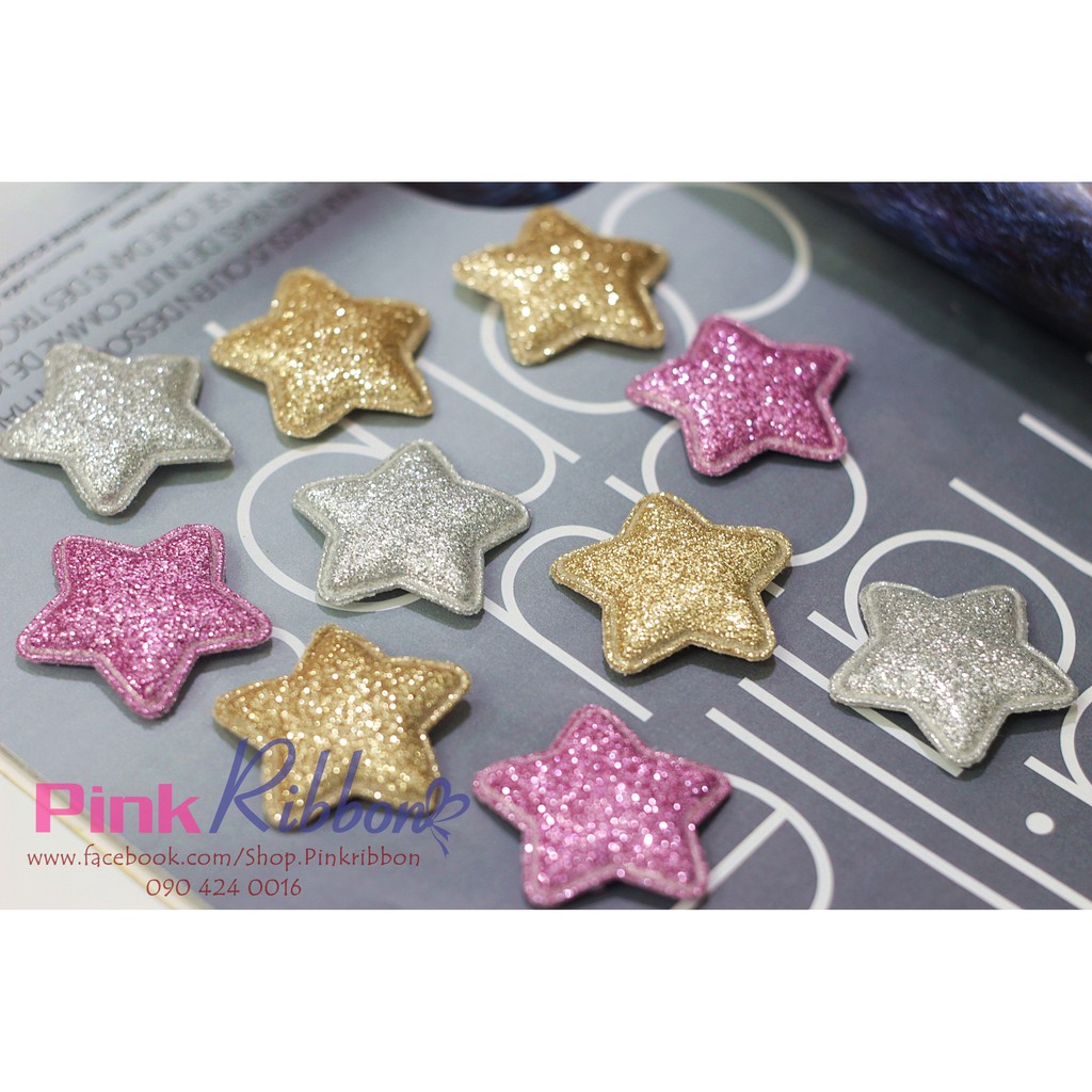 Sao nhũ béo 4cm - SET 5 CÁI