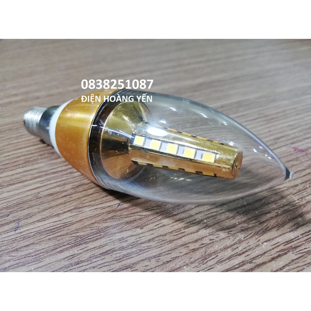 BÓNG LED NẾN ĐUI E14,E27 5W