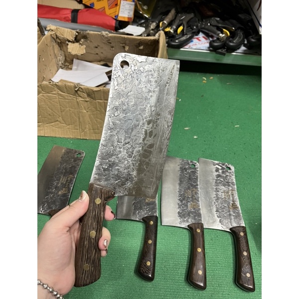 Siêu phẩm Dao chặt hàng bãi Nhật mới 98% Hiệu Aktatenki - Chuyên chặt gà vịt cực sắc bén