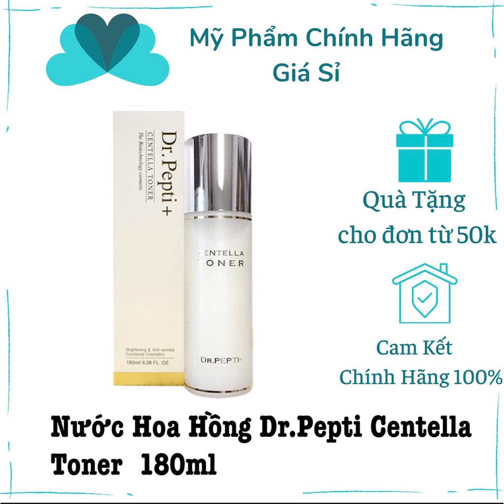 Nước Hoa Hồng Dr.Pepti Centella Toner  180ml