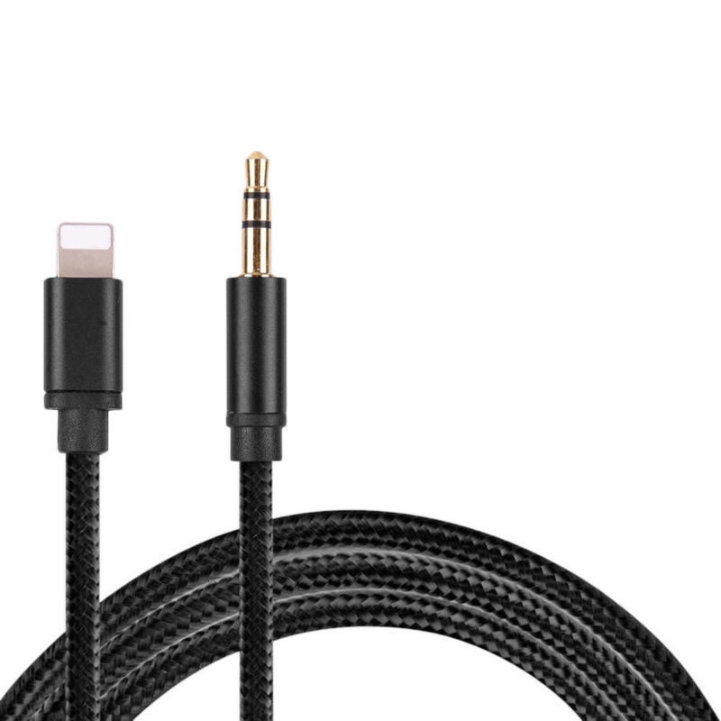 Dây Cáp Chuyển Đổi Từ Giắc Cắm 3.5mm Sang Aux Cho IP7 8 X Ios 12