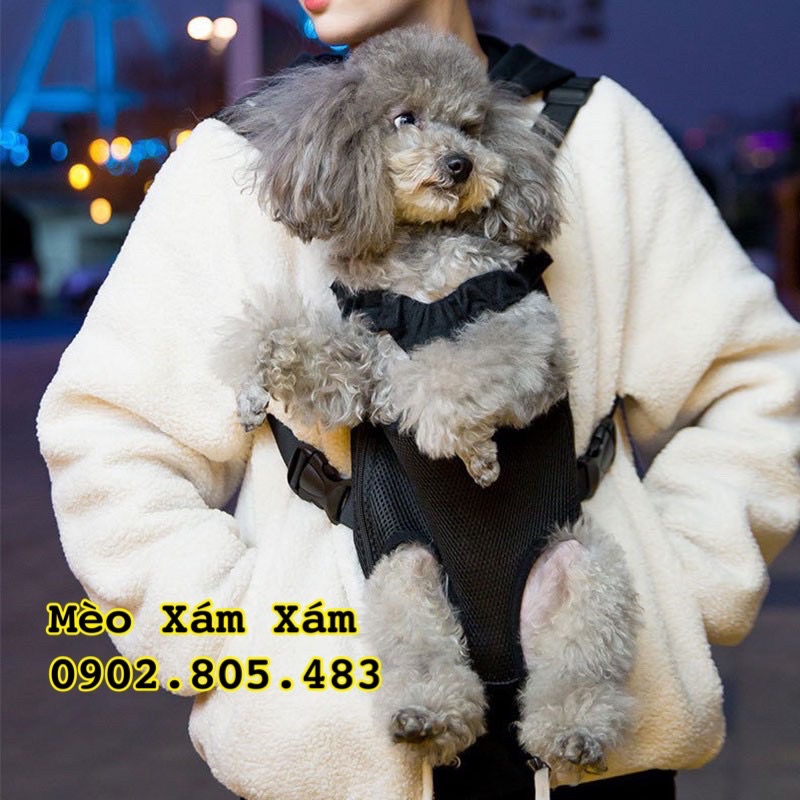 Địu chó mèo vận chuyển, đi chơi đủ size cho chó, mèo, thú cưng