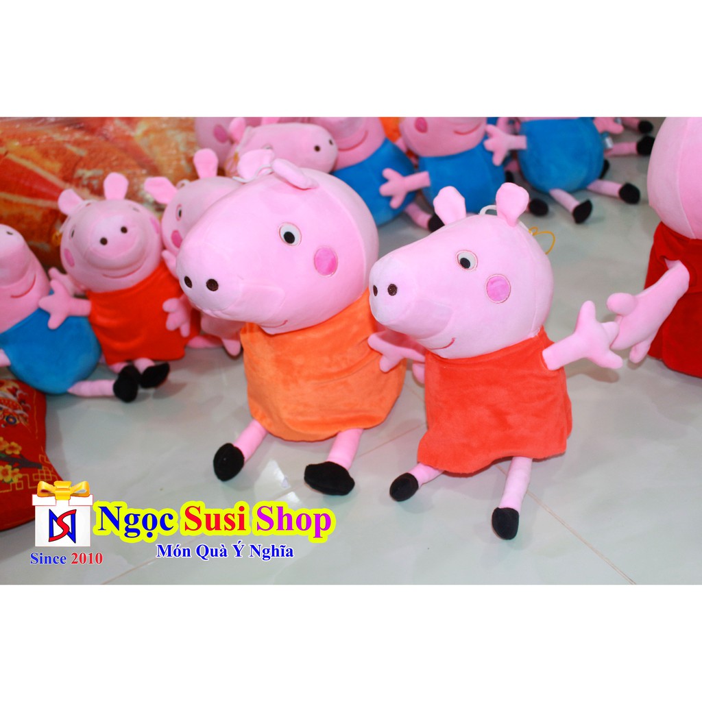 [ Giá Sập Sàn] Gấu Bông Heo Peppa Size Lớn 45cm - Bán Lẻ Giá Sỉ [ BAO GIÁ TOÀN QUỐC]