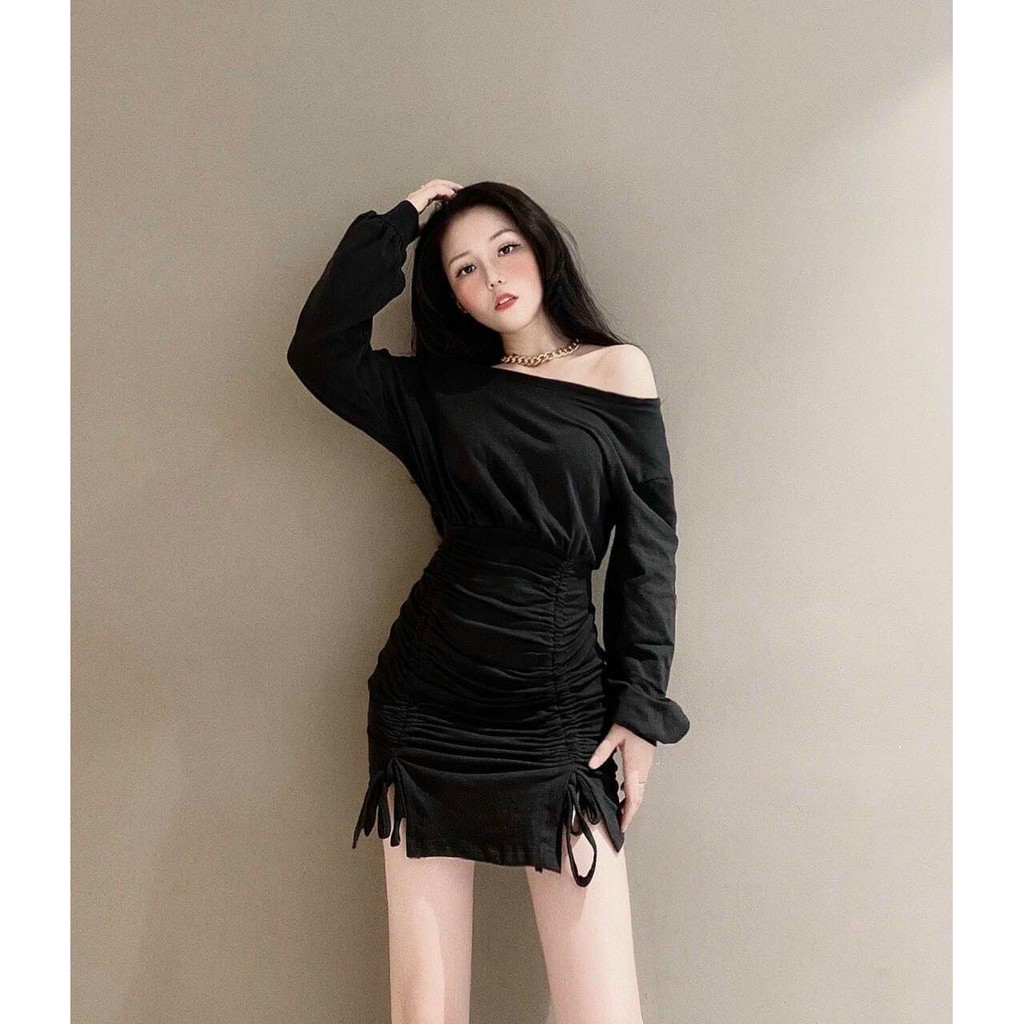 [RẺ VÔ ĐỊCH] ĐẦM BẸT VAI THUN BORIP XỊN BG311305