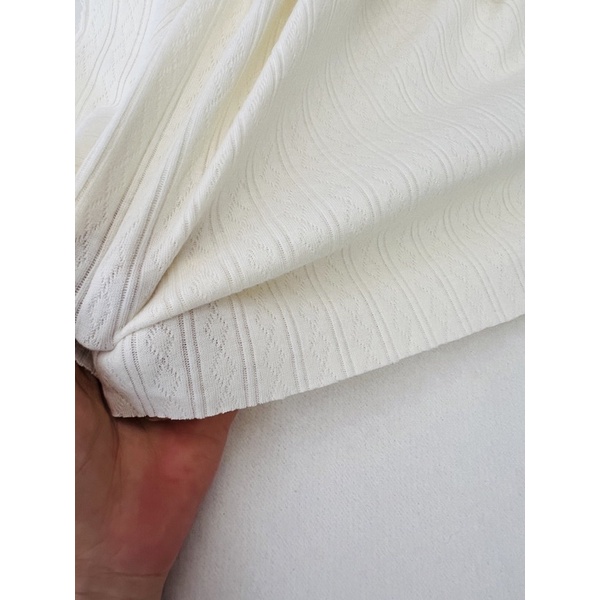 Vải thun cotton trần 2 lớp màu pastel