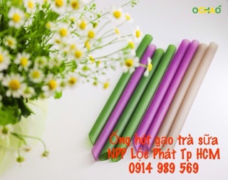 ( SIZE Trà Sữa ) Ống hút bột gạo ochao