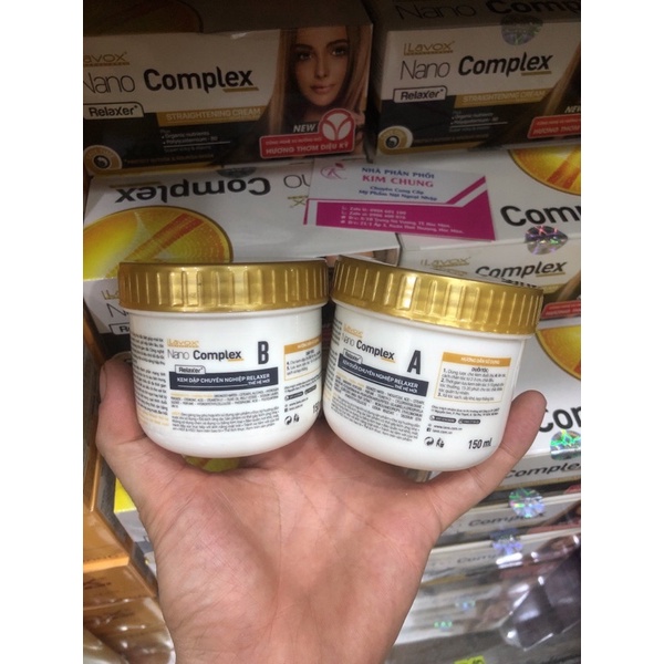 Kem duỗi tóc siêu dưỡng Nano Complex 150ml+150ml