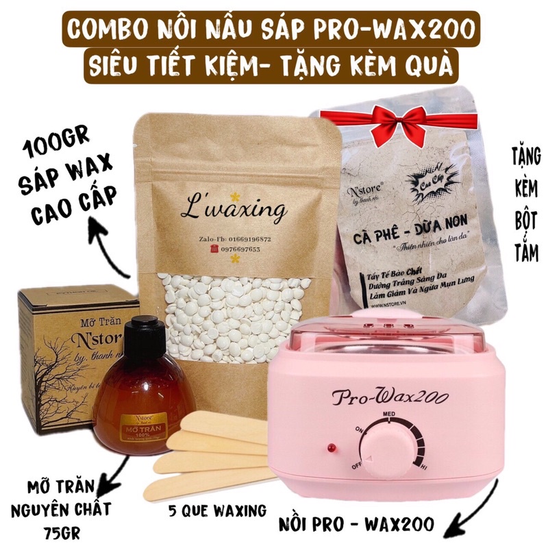 COMBO WAX LÔNG NỒI PRO 200