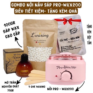Combo wax lông nồi pro 200