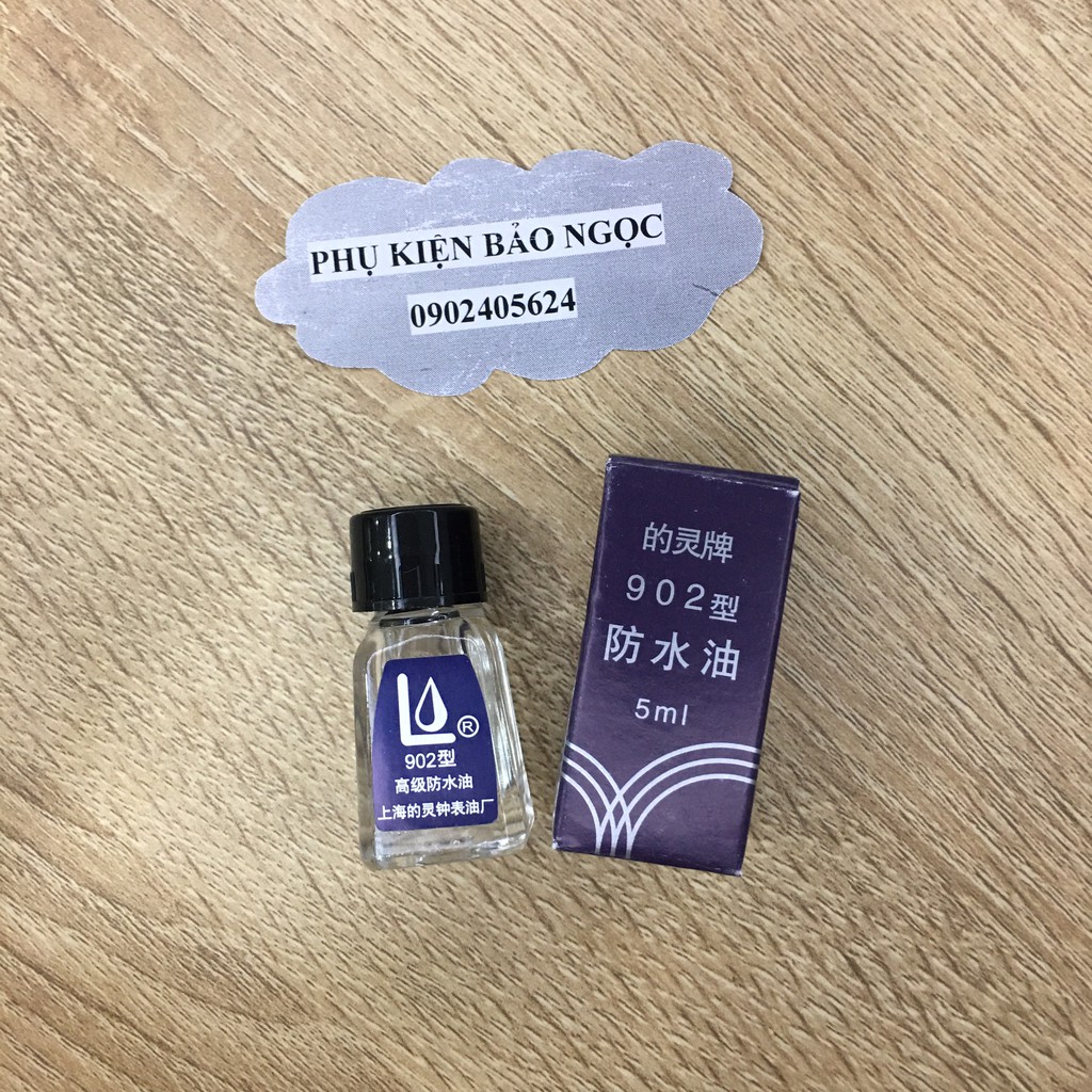Lọ dầu chống nước 902 5ml, bôi chống nước cho tất cả các loại đồng hồ.