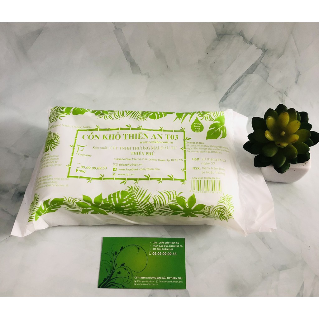 Cồn khô Thiên An loại 3 - MSP : T03