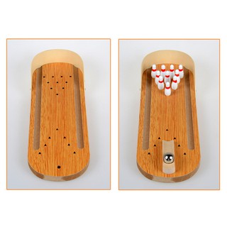 Bộ đồ chơi bowling bằng gỗ mini