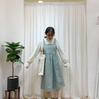 Set váy thô kèm sơmi V03