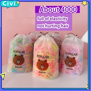 Dây thun cột tóc dùng một lần dễ thương cho bé gái 0952