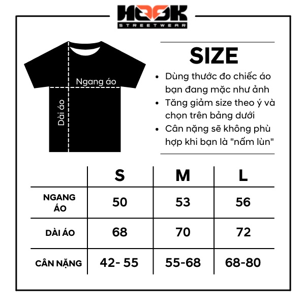 Áo Thun Tay Lỡ Unisex Signature Hook Cotton 100% ATTL01