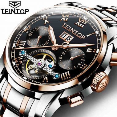 Đồng hồ nam Teintop T7795-2 chính hãng,hàng mới,Kính sapphire ,chống xước,Chống nước 30m ,BH 12 tháng,Máy cơ (Automatic)