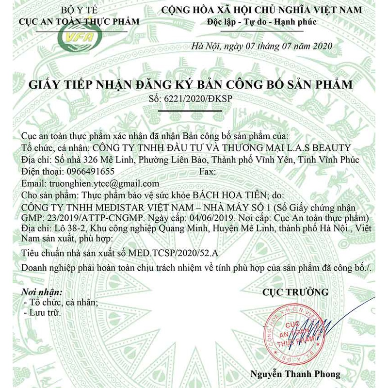 Cốm Bách Hoa Tiên Las Beauty chính hãng - Cốm uống đẹp da, cân bằng nội tiết tố nữ - 8938524466366