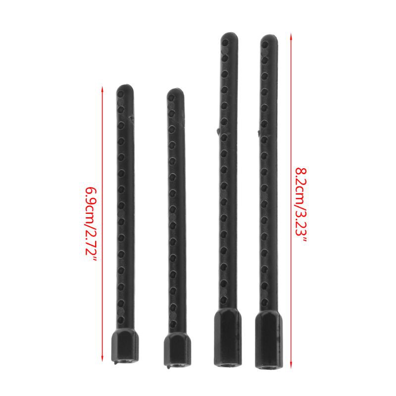 KING 4pcs Plastic Body Post Mounts 1:10 For HSP 94123 94122 Model RC Car Replacement