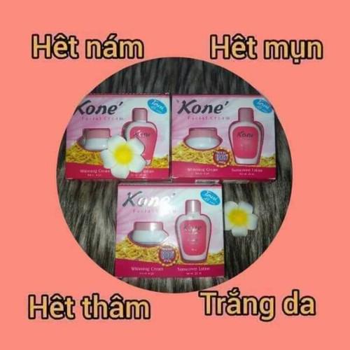 Combo 5 hộp kem hỗ trợ giảm mụn, dưỡng trắng da Kone - BX1361