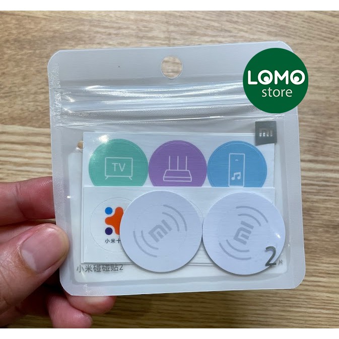 Thẻ tag NFC thông minh Xiaomi Mi Touch Sticker 2 XMPT01MW dùng cho Mi Home, chạy scene smarthome, kết nối WiFI tự động