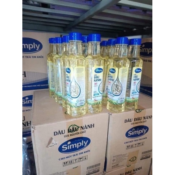 Dầu ăn Simply thùng 10 chai 400ml