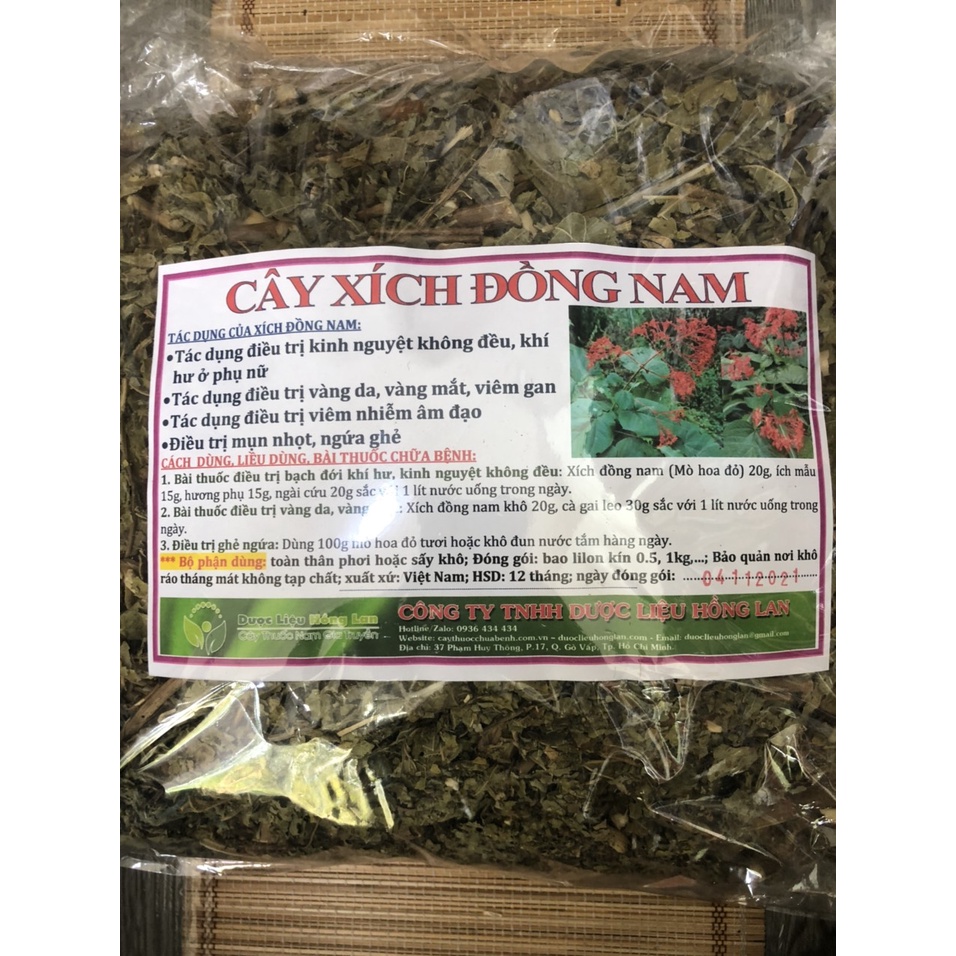 Thảo dược CÂY XÍCH ĐỒNG NAM (MÒ HOA ĐỎ) khô sạch đóng gói 500gram - congtyduoclieuhonglan