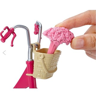 Xe đạp búp bê Barbie DVX55 ( Bổ sung cho bộ sưu tập Barbie yoga có khớp made to move )
