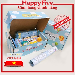 HAPPY BOX ⭐️ Hộp Hạnh phúc ⭐️ Full  bộ đồ dùng học sinh ⭐️ Happy Five