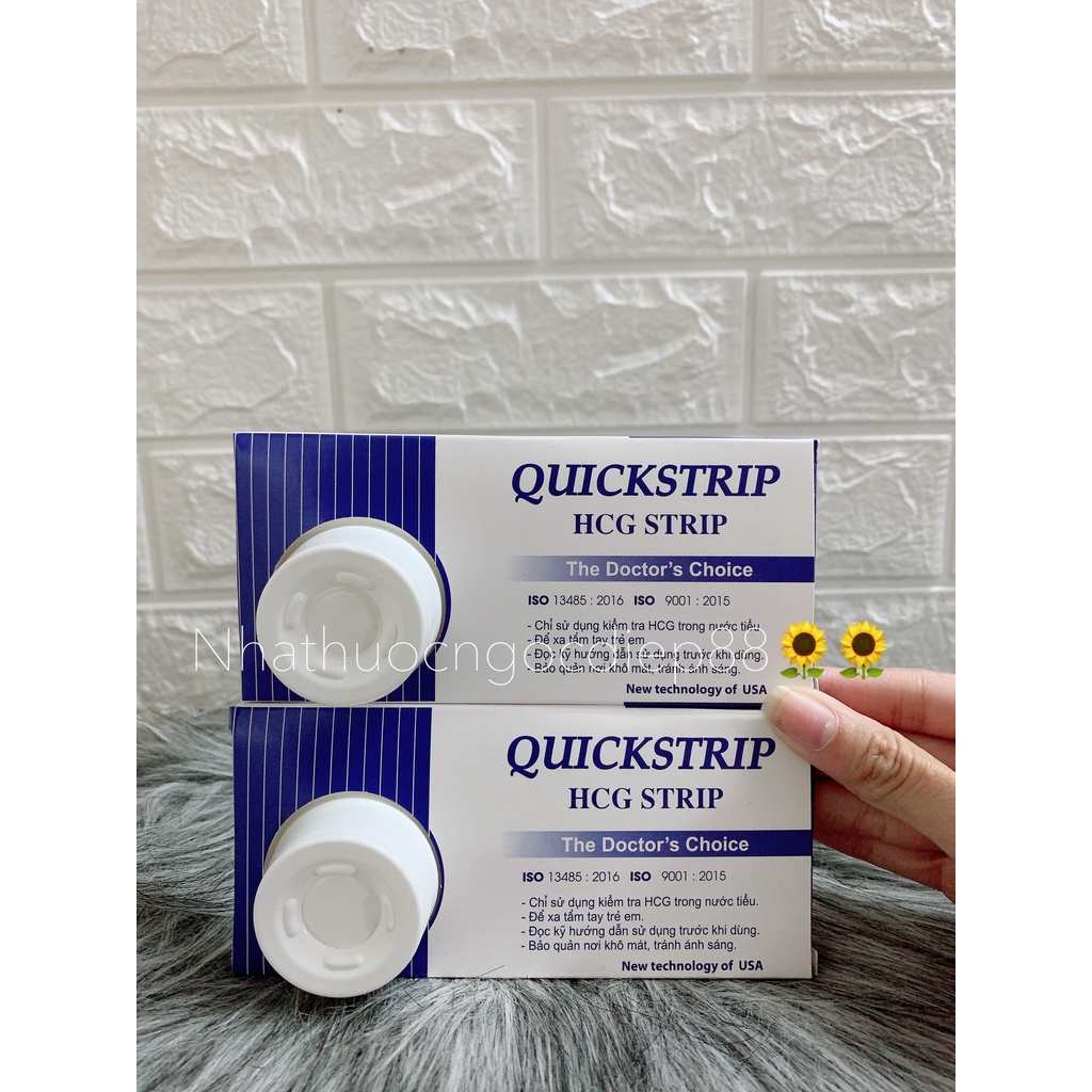 Que Thử Thai Quickstrip Phát Hiện Thai Sớm
