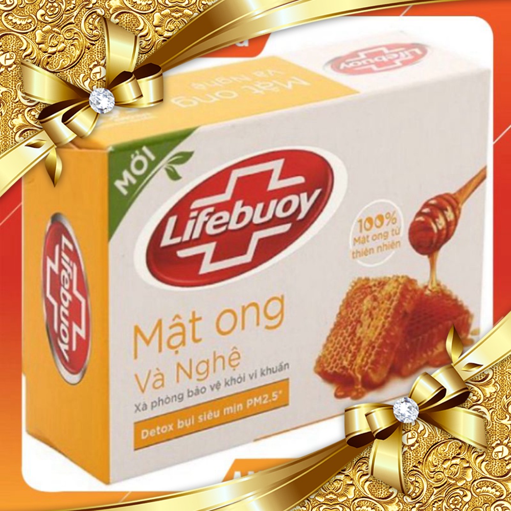 Xà Bông Cục diệt khuẩn lifebouy mật ong và nghệ (90g)