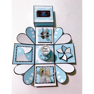 Hộp quà love box 1 lớp (tặng in 15 ảnh)