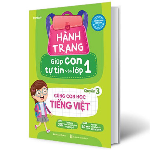 Sách - Hành Trang Giúp Con Tự Tin Vào Lớp 1 - Quyển 3: Cùng Con Học Tiếng Việt