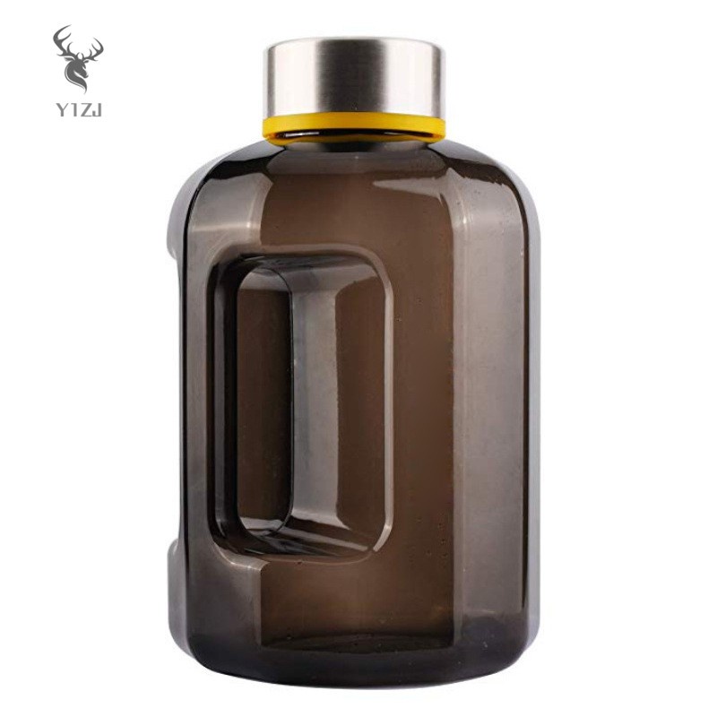 COD&amp; Gallon Water Bottle with Time Marker Large Water Bottle 1 Gallon Water Jug Outdoor Activity Large Capacity &amp;VN